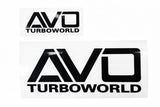 AVOTURBOWORLDロゴステッカー