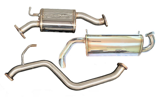 50mm キャットバックエキゾーストシステム 　Large Rear Muffler  [JB74W]　（静粛タイプ）