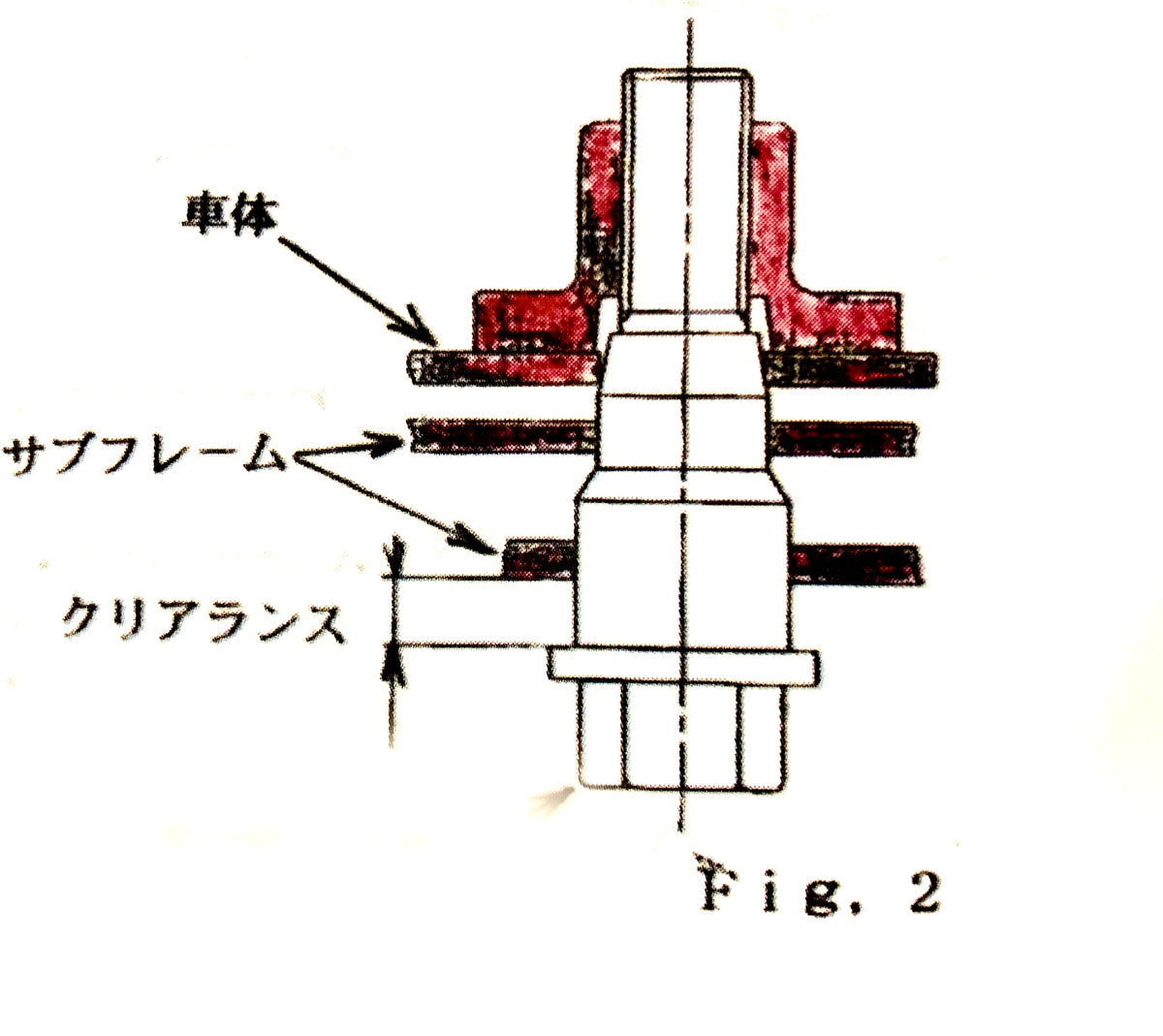 サブフレームロックボルト　（GC8/GF8 GDA/GGA GDB/GGB SF5/SG5系）