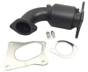 AVOTurboworld 3" Stainless Steel Ceramic Coated J-Pipe with Metal Catalyzer for BM/BR Legacy GT